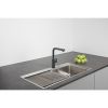 Franke Mythos Doccia Steel Black Batarya