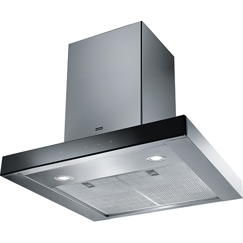 Franke Mythos FCR 625 TC BK/XS NG/600 Black Glass/Inox Davlumbaz