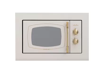 Silverline Retro Bej Mikrodalga Fırın