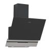 Silverline Slim Line Basic 60 Cm Siyah Duvar Tipi Davlumbaz