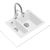 Teka Forsquare 590 Tg Arctic White Granit Eviye
