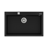 Teka Forsquare 72.40 Tg Black Granit Eviye