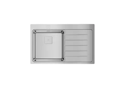 Teka Zenit Rs15 1B 1D 86 Auto Sağ Damlalıklı Paslanmaz Çelik Eviye