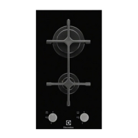 Electrolux EGC3322NVK Siyah Cam Domino Ankastre Ocak