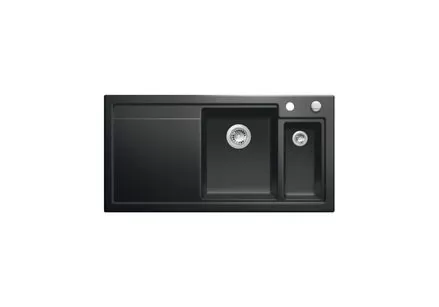 Nuevo Purel 6 S Sol Damlalıklı Siyah Seramik Eviye