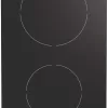 Silverline VC8220B01 2 Gözlü Siyah Elektrikli Ankastre Cam Ocak