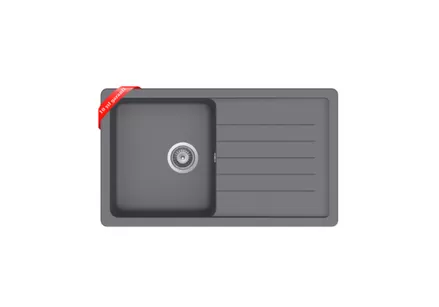 Ukinox Valente D-100 Croma Tezgah Üstü Granit Eviye