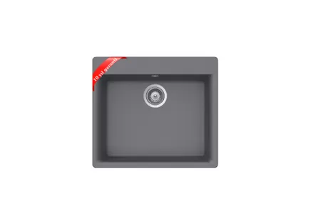 Ukinox Valente N-100 Croma Tezgah Üstü Granit Eviye