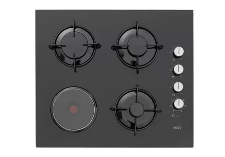 Esty ACO5392B01 1 Gözü Elektrikli Ankastre Cam Ocak