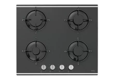 Esty ACO5600B02 Plus 4 Gözü Gazlı Ankastre Cam Ocak