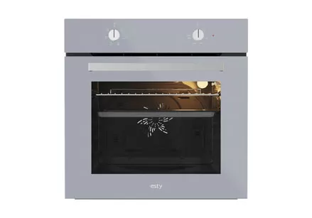 Esty AEF6601S01 Multifonksiyon Gri Ankastre Fırın