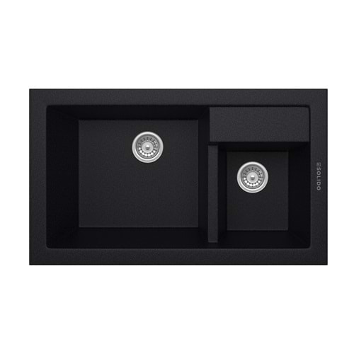 Solido Onıx 2B 765 Metallic Black Granit Eviye