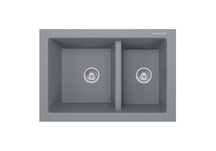 Solido Tetragon 2B 65 Stone Grey Granit Eviye