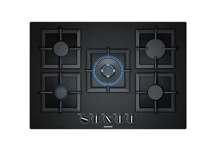 Siemens EP7A6QB20 75 Cm Wok Gözlü Siyah Cam Ankastre Ocak