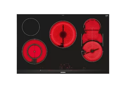 Siemens ET875LMV1D 80 Cm Siyah Seramik Elektrikli Ankastre Ocak