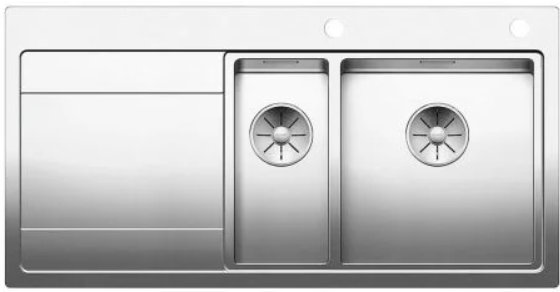 Blanco Dıvon II 6 S IF Sol Damlalıklı Paslanmaz Çelik Eviye
